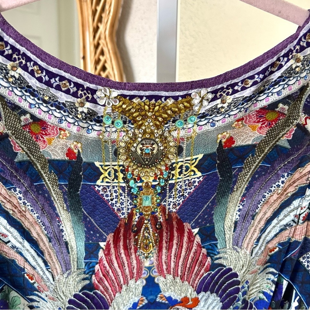 Camilla / High Low Cross Back Top Darling's Destiny - Picture 7 of 10